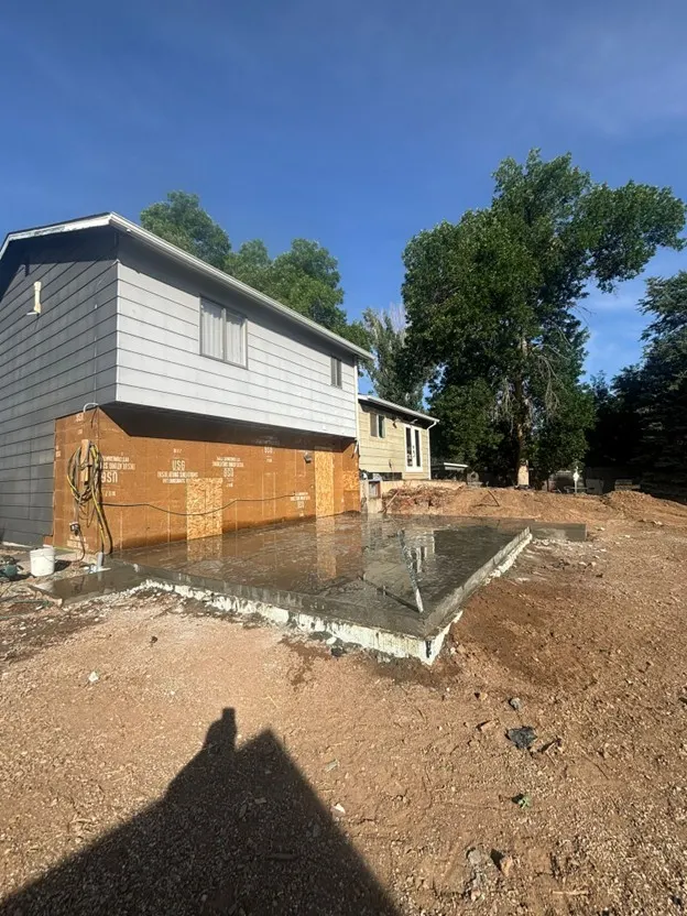 Home Addition Slab on Sydney Dr in Fort Collins, CO