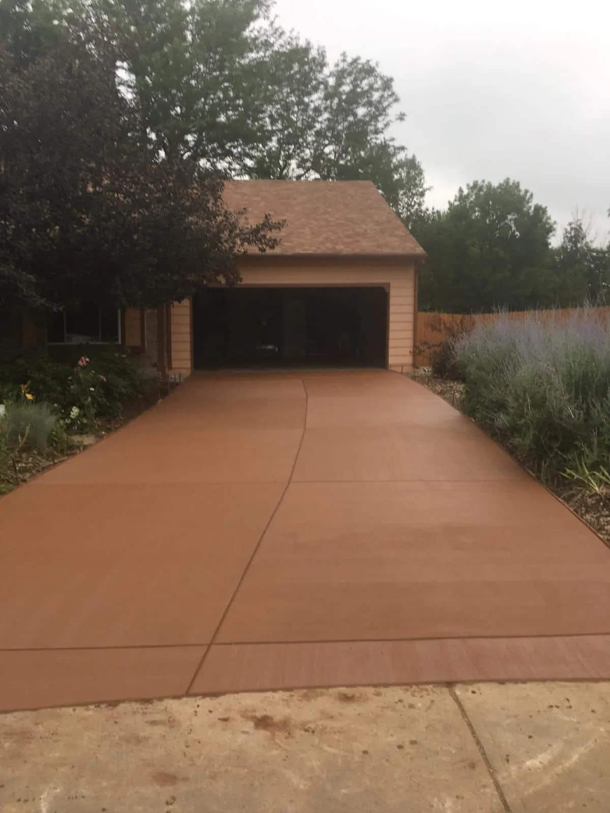 Integral Colored Concrete