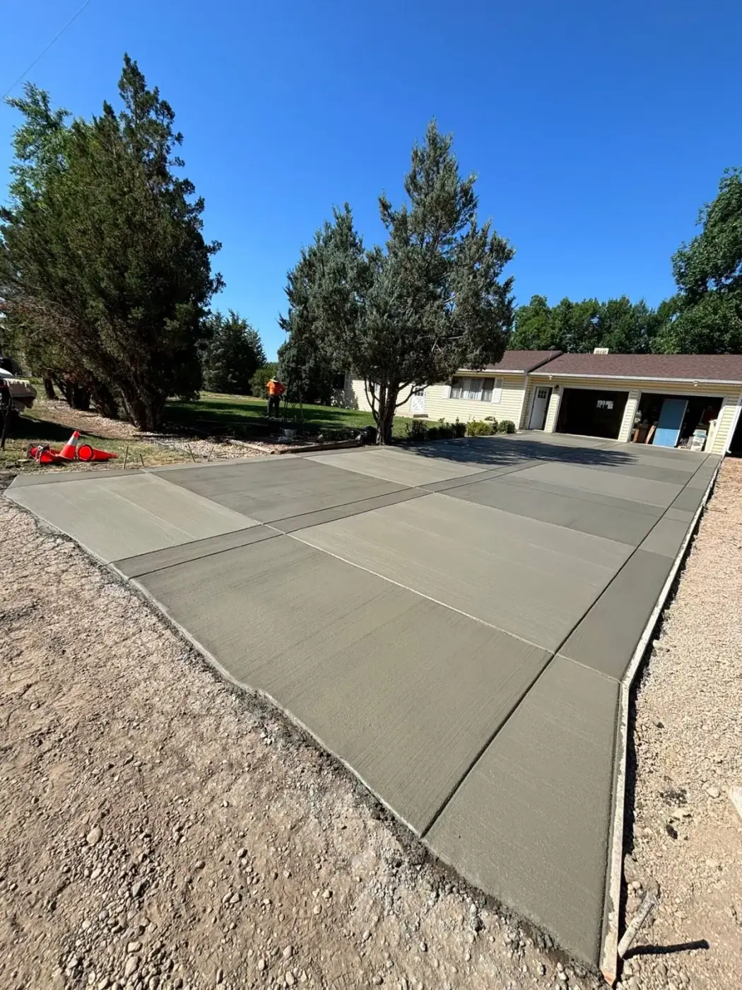 Driveway Replacement and Expansion on Round Butte Dr in Fort Collins, CO
