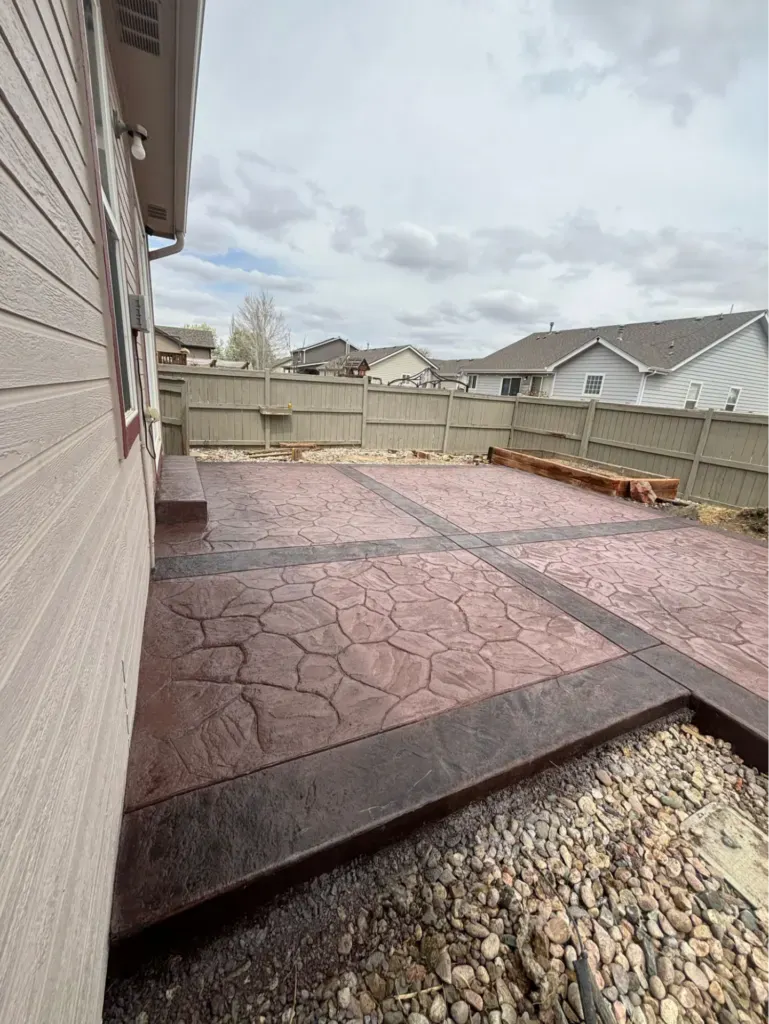 Stamped Concrete in Longmont