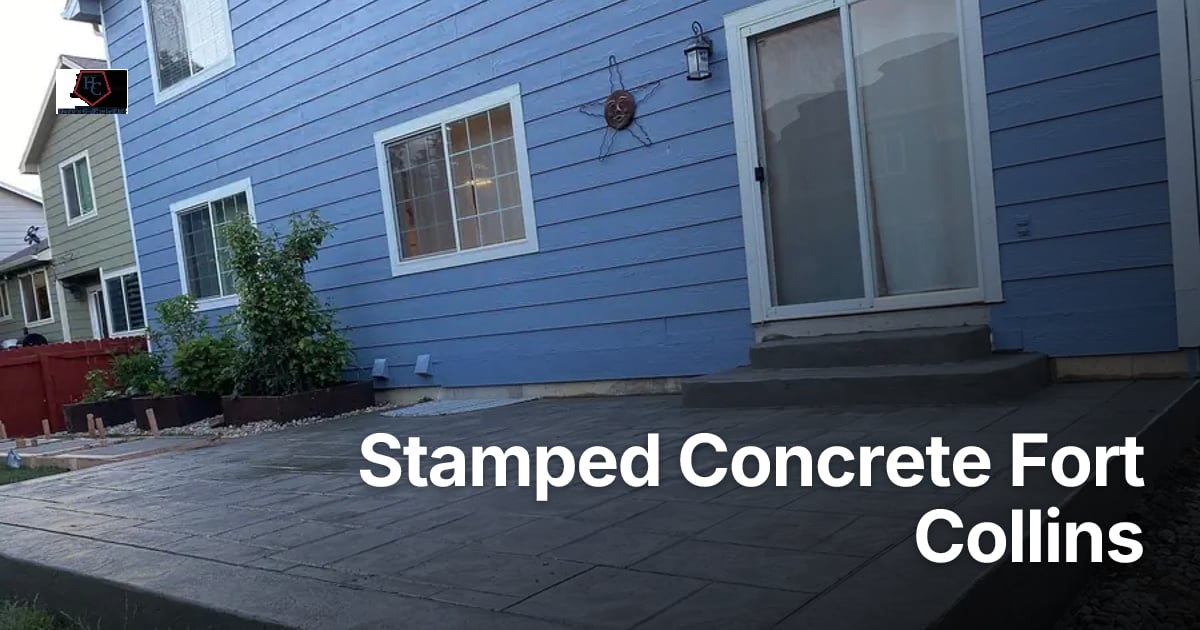 Collins Singer Stamped Concrete Fort Collins, CO | Hugo's Concrete