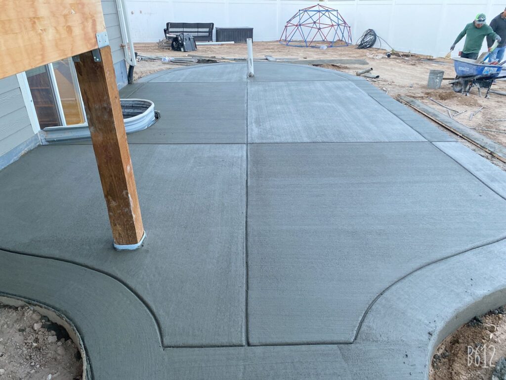 Concrete patio, Custom Concrete Installation