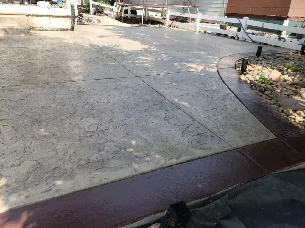 stamped concrete colors