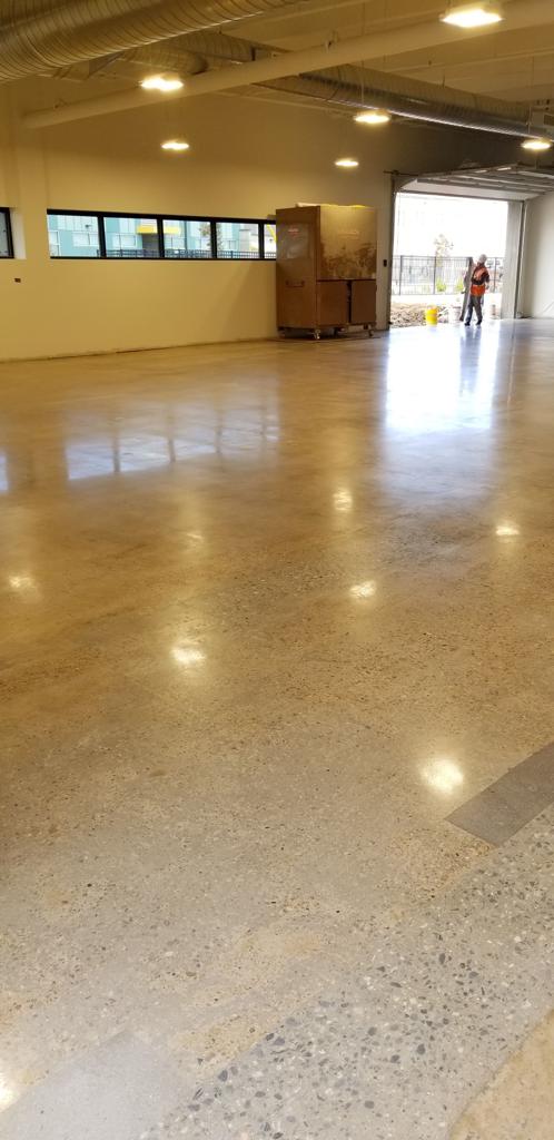 concrete floor polishing