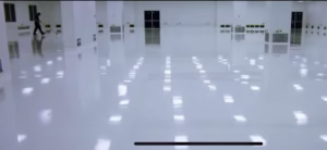 Concrete polished floor for a client in Denver