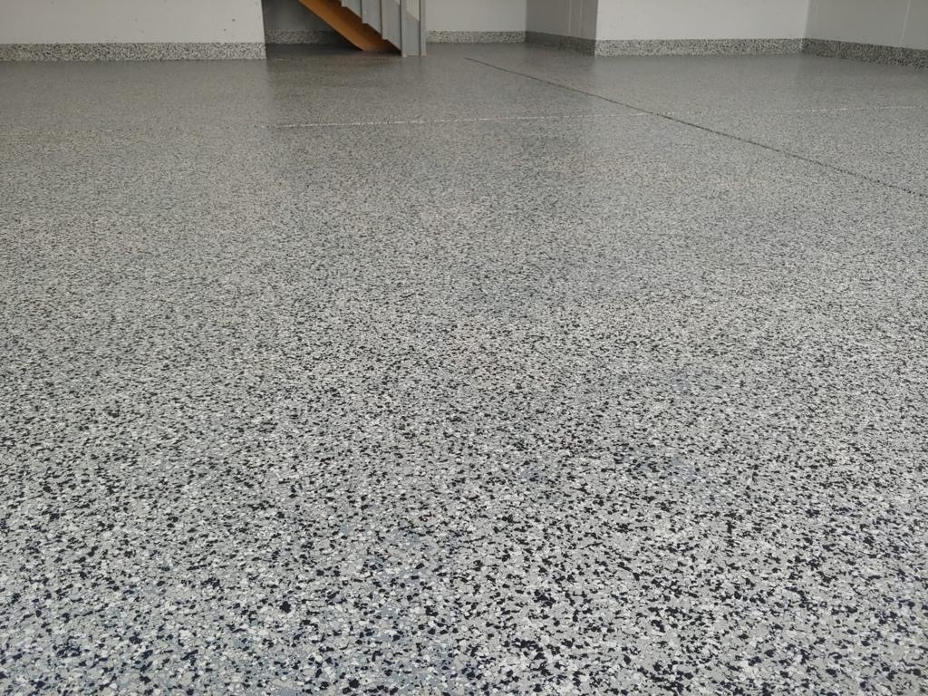 Epoxy floor for a client in Denver