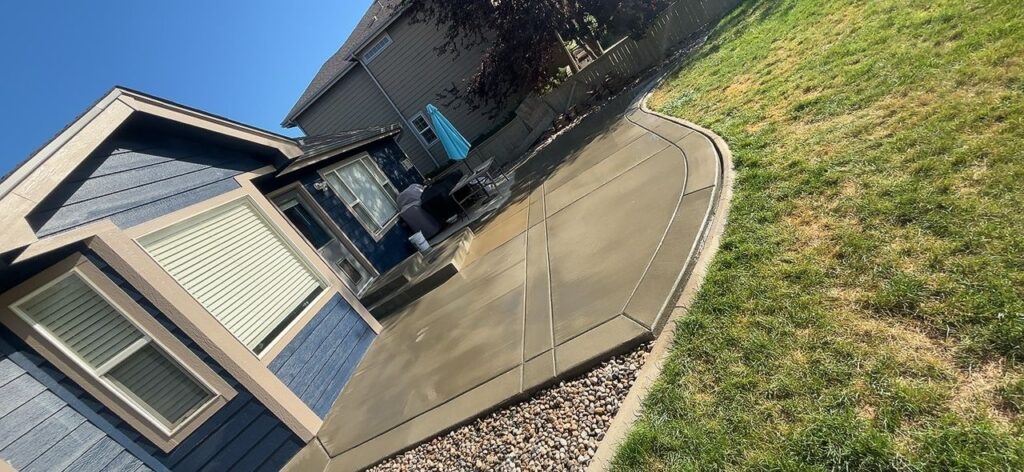 Patio replacement for a homeowner in Loveland, Colorado.