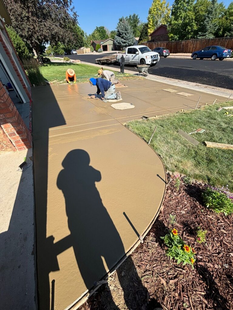 Driveway replacement in Loveland