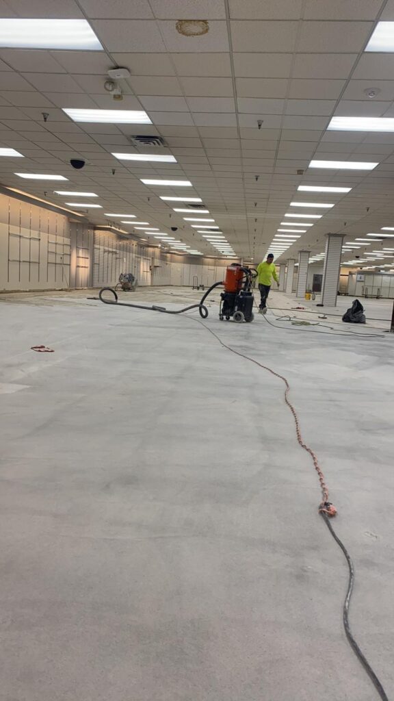 concrete floor polishing