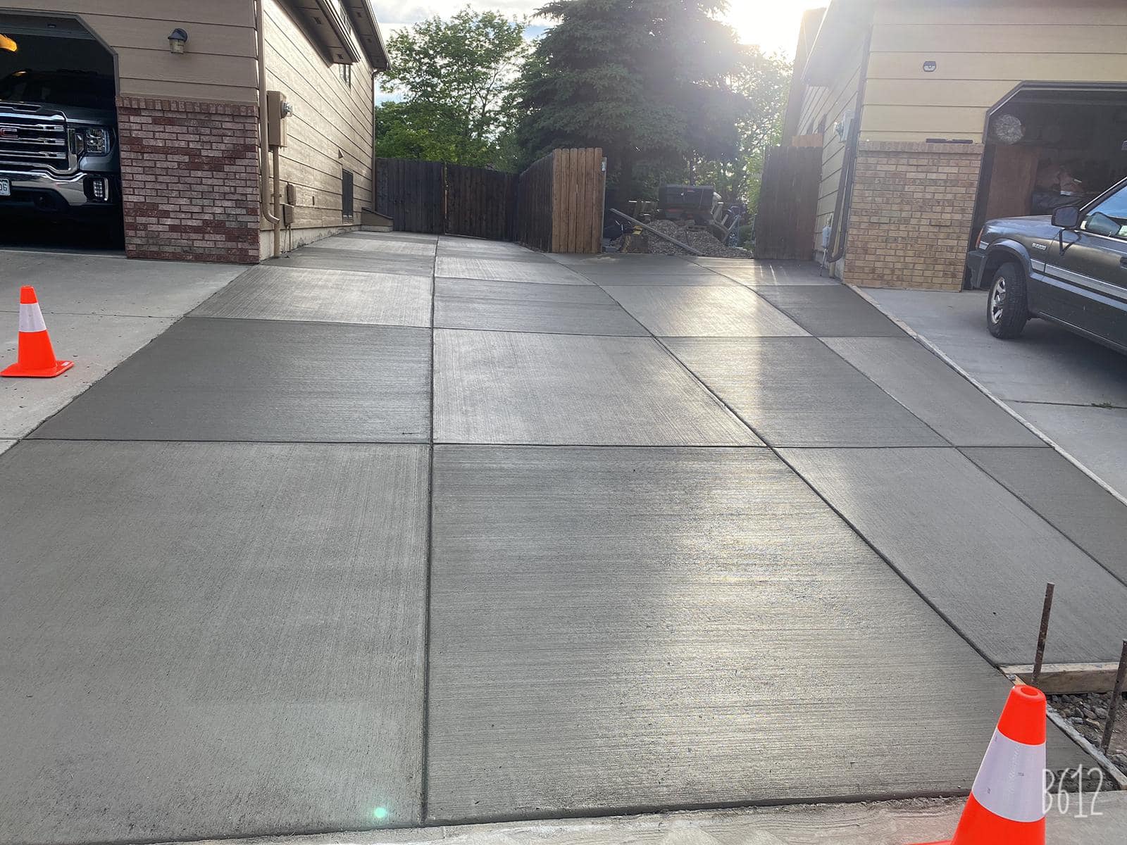New concrete driveway installation in Boulder and Longmont, CO