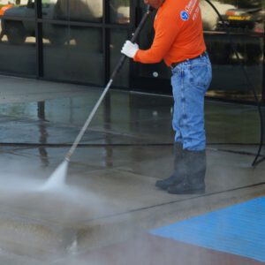Pressure Floor Cleaning - Hugo's Concrete